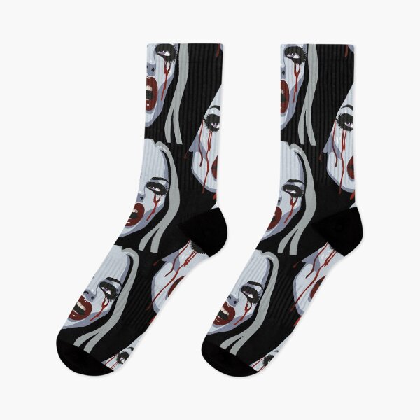 Item preview, Vampiric Beauty Gothic Horror Bleeding Lips Edgy Art designed and sold by ElLocoMus.