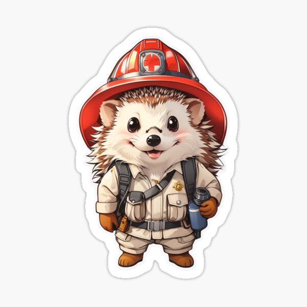 Item preview, Firefighter HedgeHog designed and sold by LabZoidd.