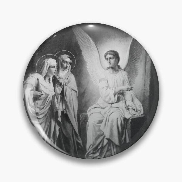 Item preview, Christianity- Christian Art in BLack and White of Nuns and Beautiful Angel designed and sold by HeavenArtStudio.
