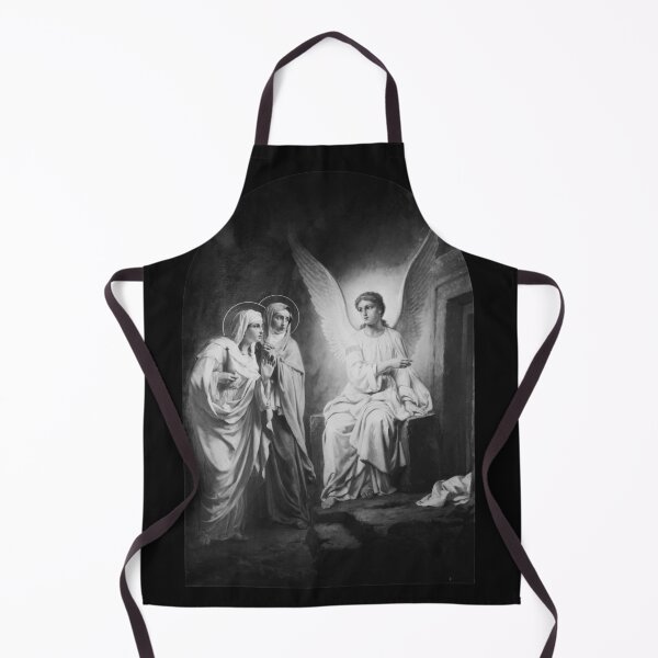 Item preview, Christianity- Christian Art in BLack and White of Nuns and Beautiful Angel designed and sold by HeavenArtStudio.