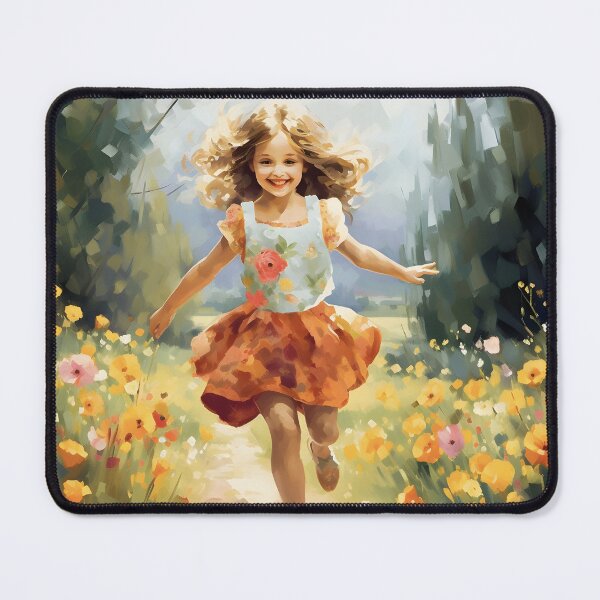 Item preview, Child's Play in Sunlit Flower Meadow designed and sold by inkArtistryfine.