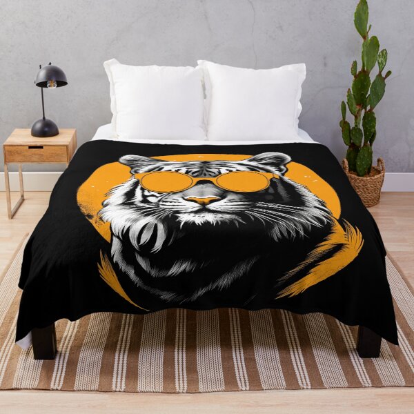 Item preview, Tiger head with sunglasses. illustration for t-shirt design. designed and sold by MagicColorPrint.