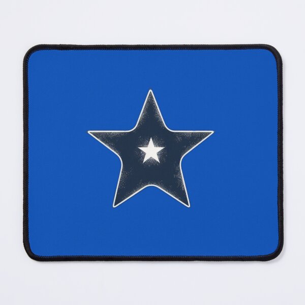 Item preview, Blue Star With Smaller White Star designed and sold by jenmountainen.