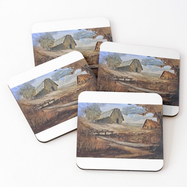 Item preview, Landscape with barn designed and sold by DStrzebonski.