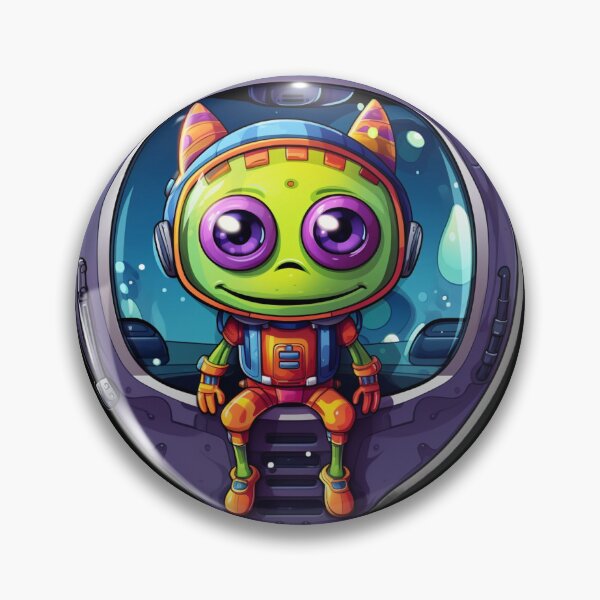 Item preview, Friendly Space Alien designed and sold by Myra365Art.