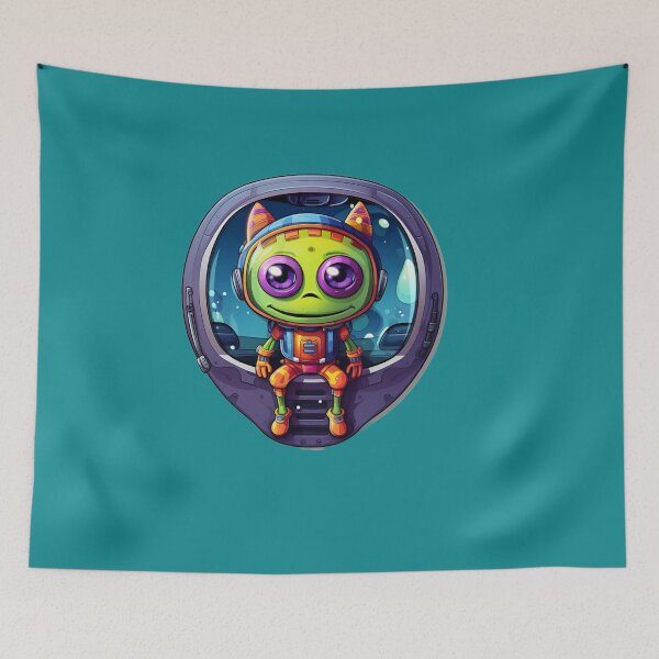 Item preview, Friendly Space Alien designed and sold by Myra365Art.