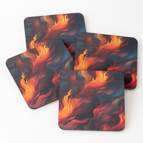 Item preview, Abstract Wild Fire | Modern Aesthetic | Contemporary designed and sold by Qoupy.