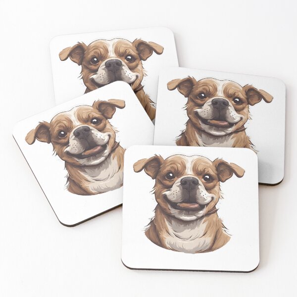 Item preview, The Smiling Dog : Grin & Wag designed and sold by FAYÇAL  EL-HANDI.