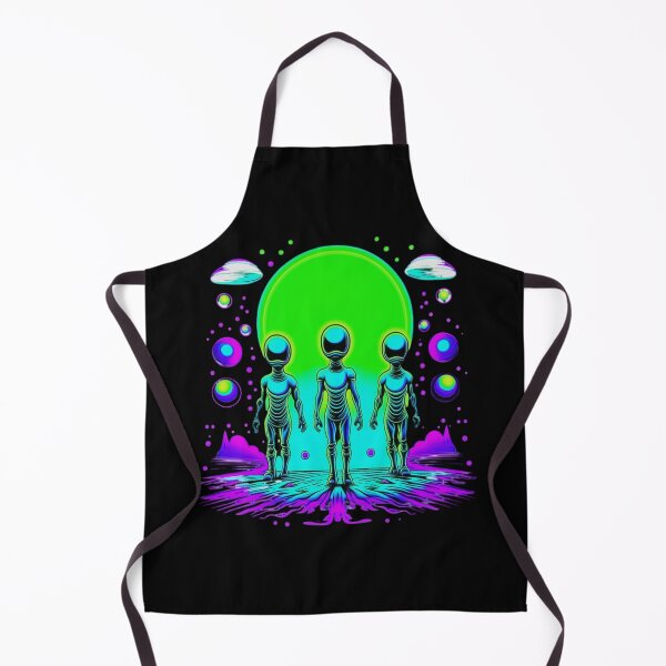 Item preview, Psychedelic Vectorized Alien Encounter designed and sold by JoeZigns81.