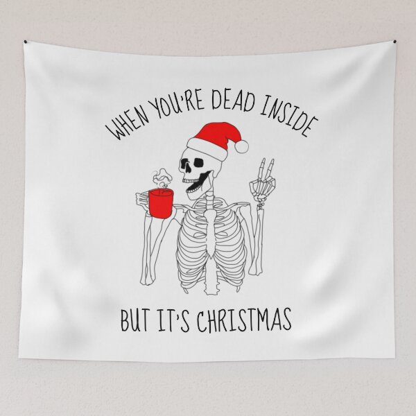 Item preview, When you're dead inside but it's christmas  designed and sold by vyascreations.