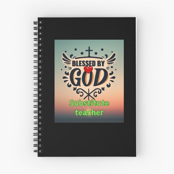 Item preview, BLESSED BY GOD SUBSTITUDE TEACHER designed and sold by carlos crane.