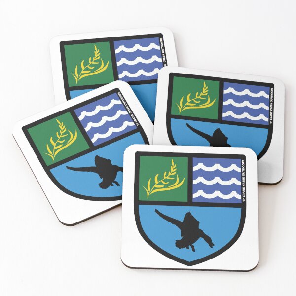 Item preview, Waterfowler Crest, Blue Skies, Water and Food designed and sold by CraneCreek.