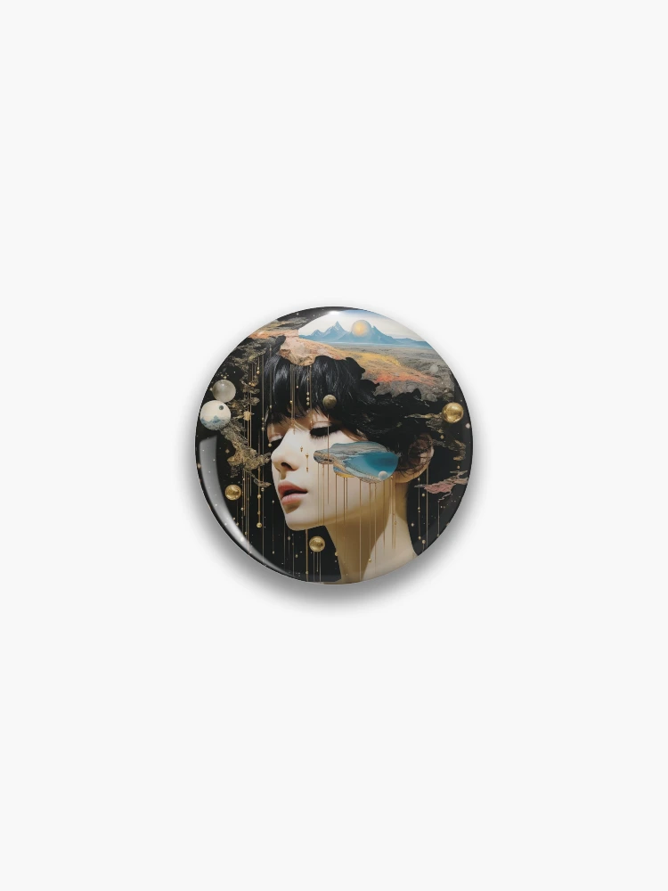 Thumbnail 1 of 3, Pin, In Orbit designed and sold by RiffraffDesigns.