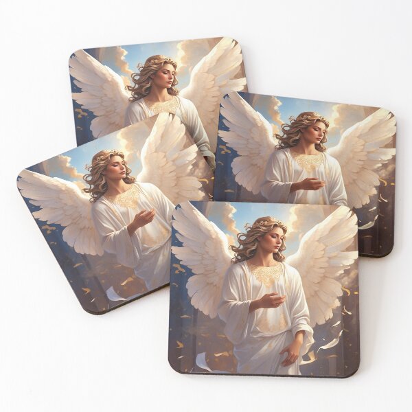 Item preview, Baptism Gifts- Christian Art of Beautiful Angel designed and sold by HeavenArtStudio.