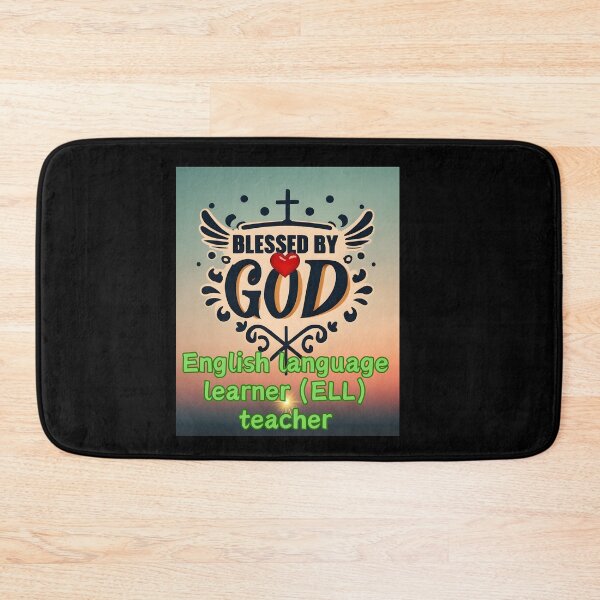 Item preview, Copy of BLESSED BY GOD ENGLISH LANGUAJE LEARNER TEACHER designed and sold by carlos crane.