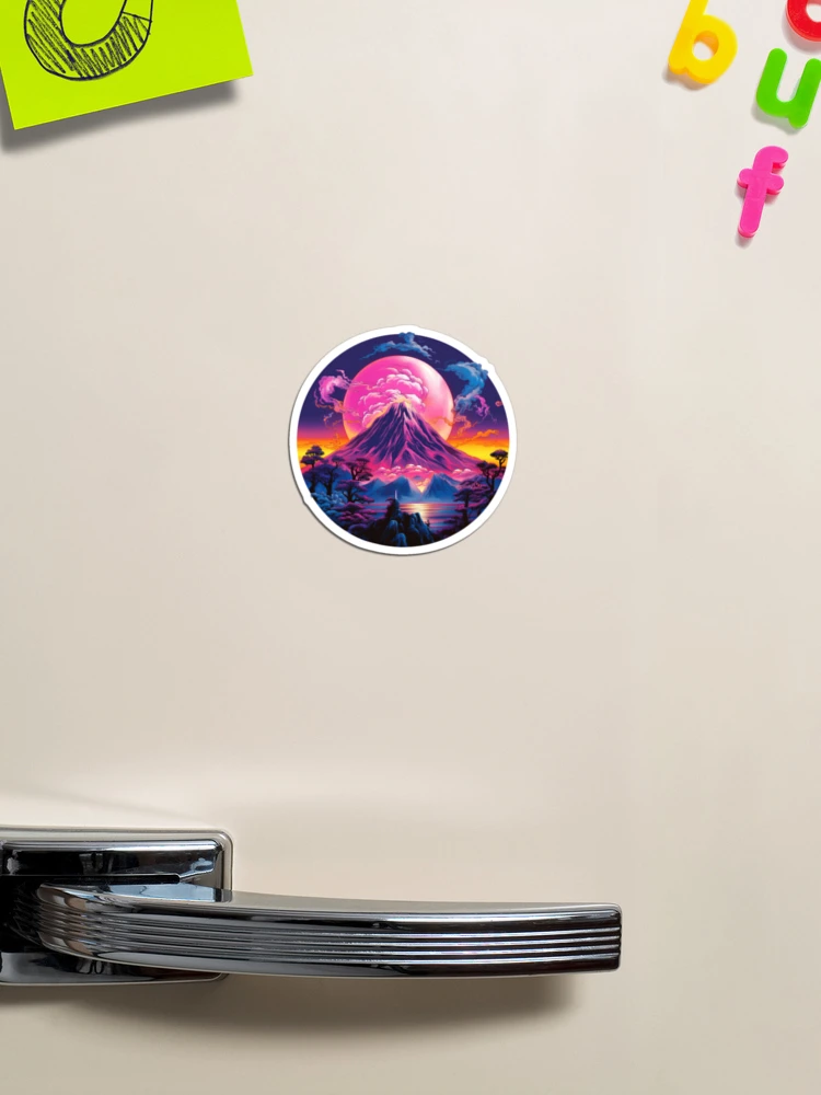 Thumbnail 1 of 3, Magnet, Eruption designed and sold by RiffraffDesigns.