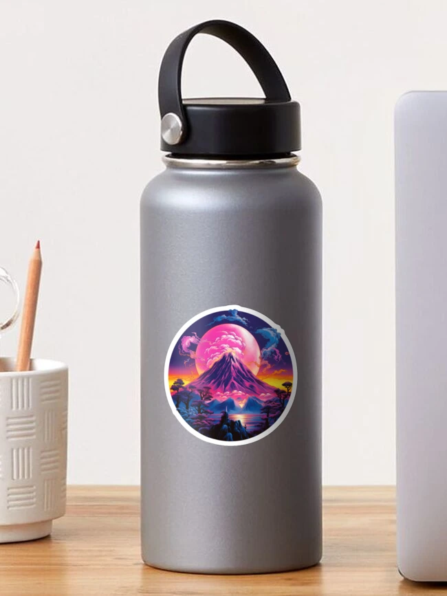 Thumbnail 1 of 3, Sticker, Eruption designed and sold by RiffraffDesigns.