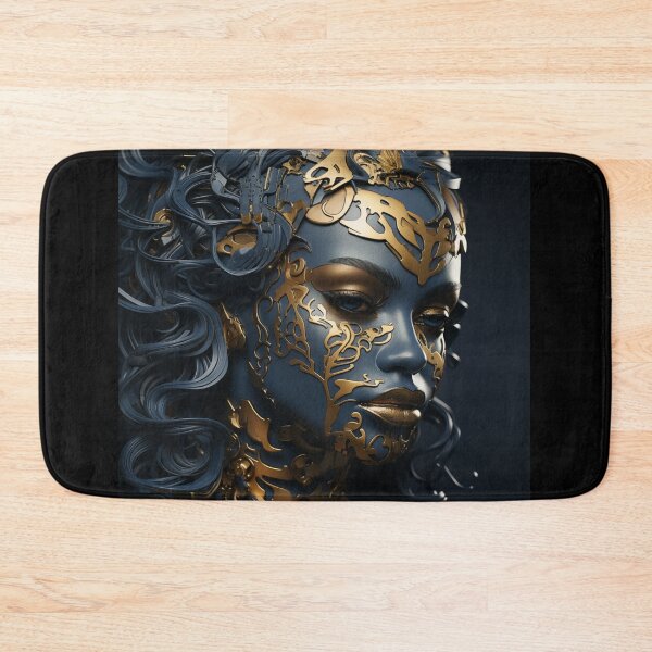 Item preview, Ethereal Elegance - Metallic Muse Art Print designed and sold by SmartDesignByBB.