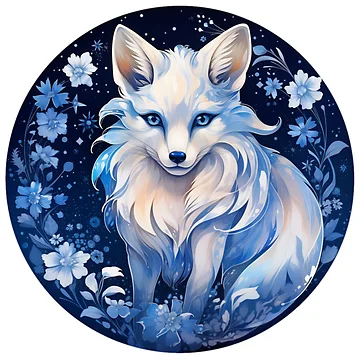 Imagen de la obra Frosted Fox de RiffraffDesigns