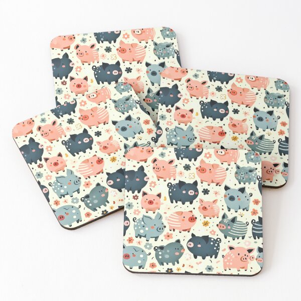Item preview, Pattern n2. Cute pigs designed and sold by reimaige.