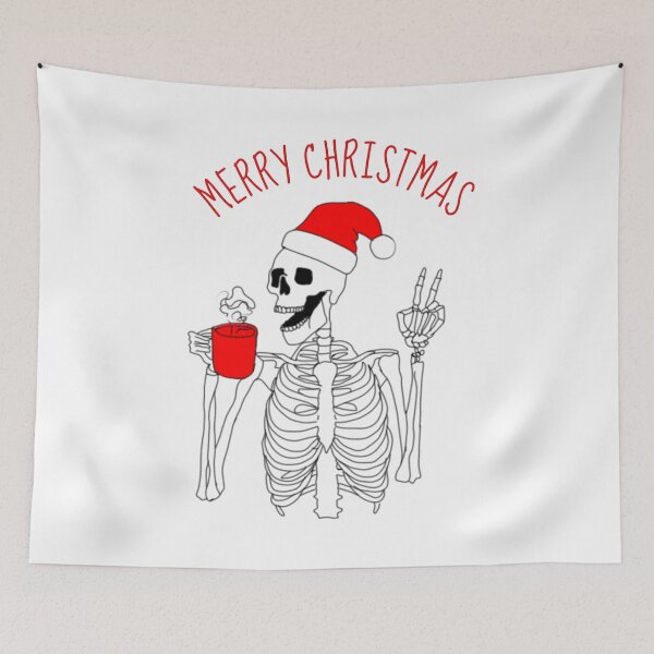 Item preview, Funny christmas skeleton designed and sold by vyascreations.