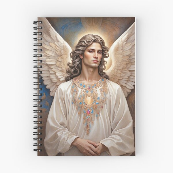 Item preview, Guardian Angels Artwork- Christian Art of Beautiful Angel designed and sold by HeavenArtStudio.