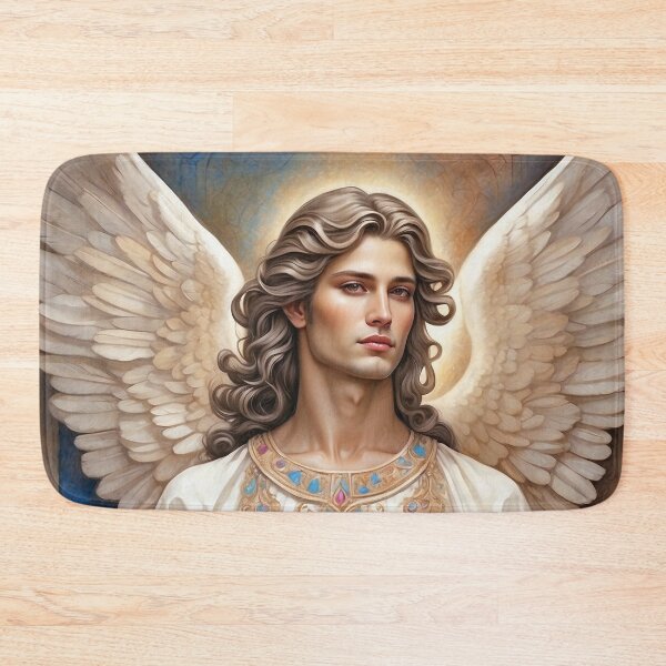 Item preview, Guardian Angels Artwork- Christian Art of Beautiful Angel designed and sold by HeavenArtStudio.