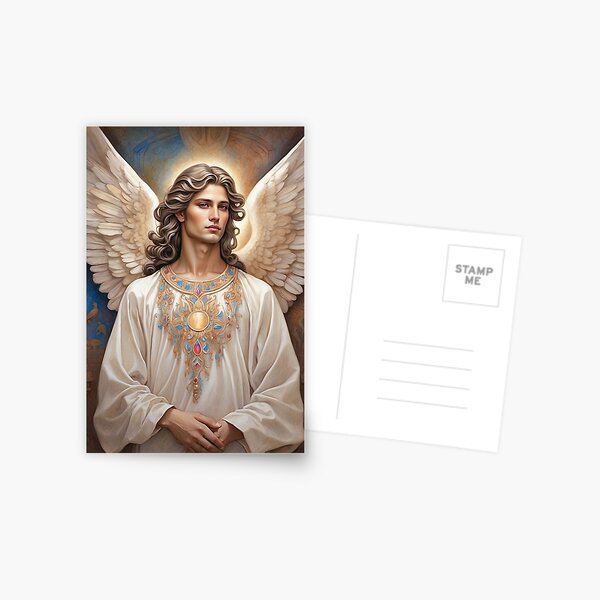 Item preview, Guardian Angels Artwork- Christian Art of Beautiful Angel designed and sold by HeavenArtStudio.