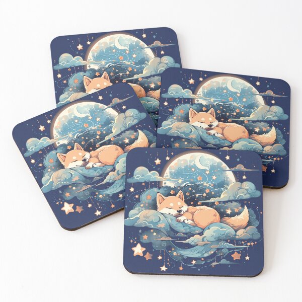 Item preview, Starry Slumber: Sleeping Shiba Inu designed and sold by CleverboyDsgns.