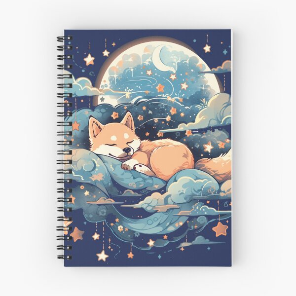Item preview, Starry Slumber: Sleeping Shiba Inu designed and sold by CleverboyDsgns.