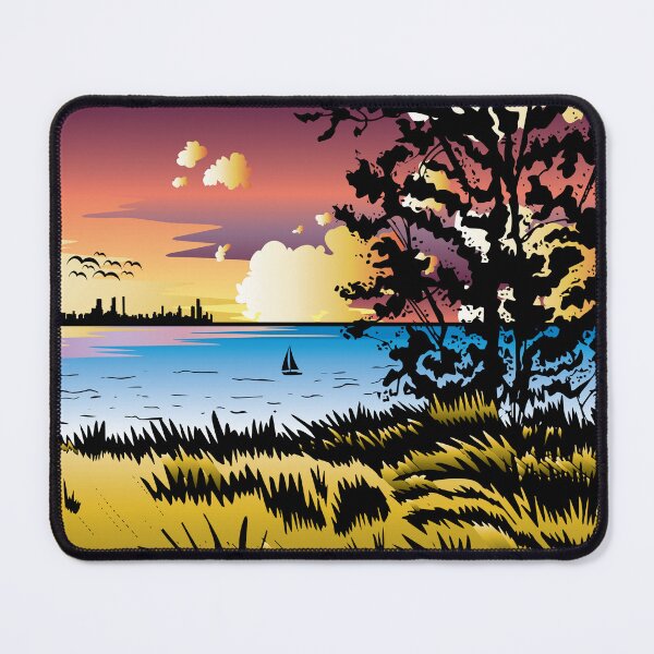 Item preview, Dynamic Skyline Indiana Dunes Poster designed and sold by indianadunes.