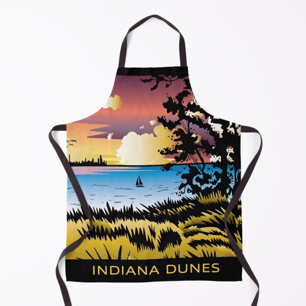 Item preview, Dynamic Skyline Indiana Dunes Poster designed and sold by indianadunes.