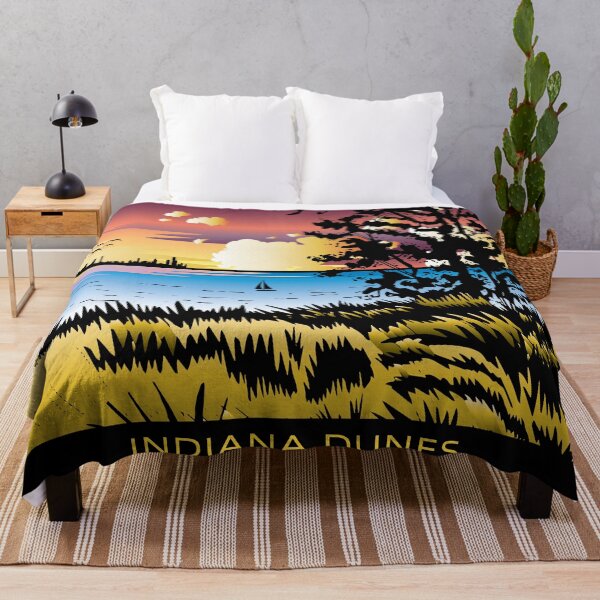 Item preview, Dynamic Skyline Indiana Dunes Poster designed and sold by indianadunes.