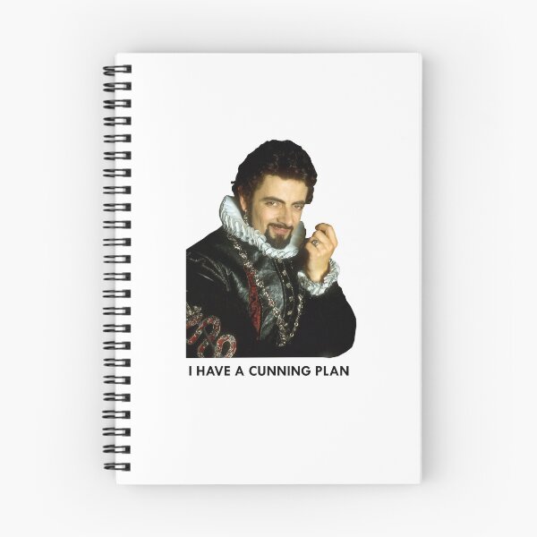 Item preview, Blackadder - Cunning Plan Quote (Plain Background) designed and sold by GoldGoldGold.