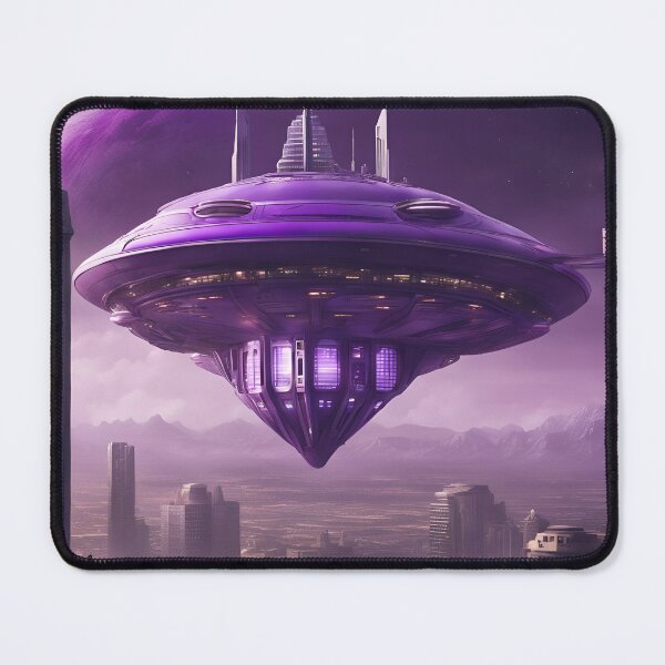 Item preview, Purple Planet Purple Spaceship designed and sold by Roanemermaid.