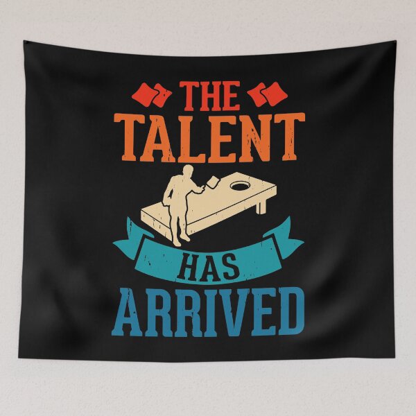 Item preview, The Talent Has Arrived Retro Design - Baggo Team Bean Bag Toss Game - Funny Cornhole Player Vintage designed and sold by naworas.