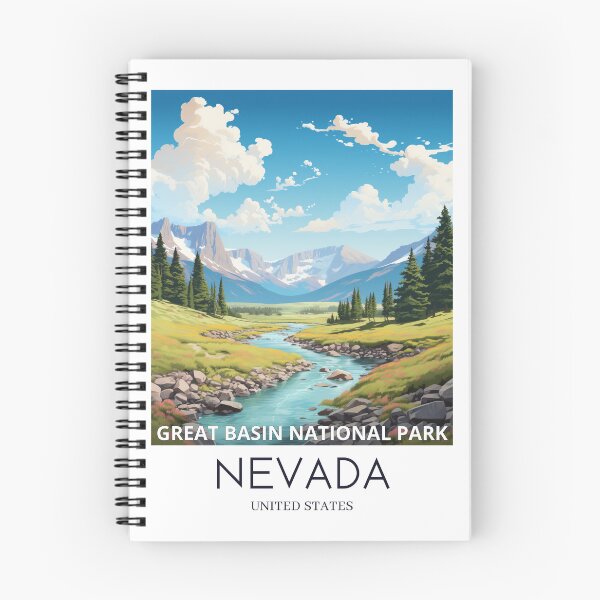 Item preview, A Pop Art Travel Print of the Great Basin National Park - Nevada - US designed and sold by StudioRedKoala.