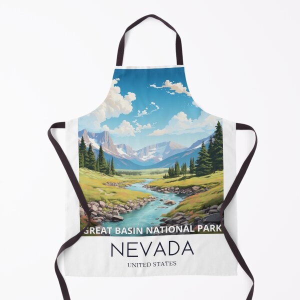 Item preview, A Pop Art Travel Print of the Great Basin National Park - Nevada - US designed and sold by StudioRedKoala.