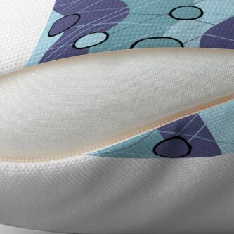 Alternate view of Aqua Balls Throw Pillow