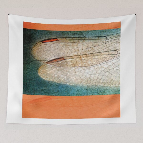 Item preview, Wings Scarf~Orange Borders designed and sold by Susan Werby.