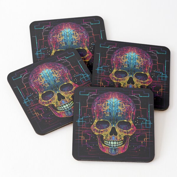 Item preview, Cyber Skull 3 designed and sold by EmeraldDaydream.
