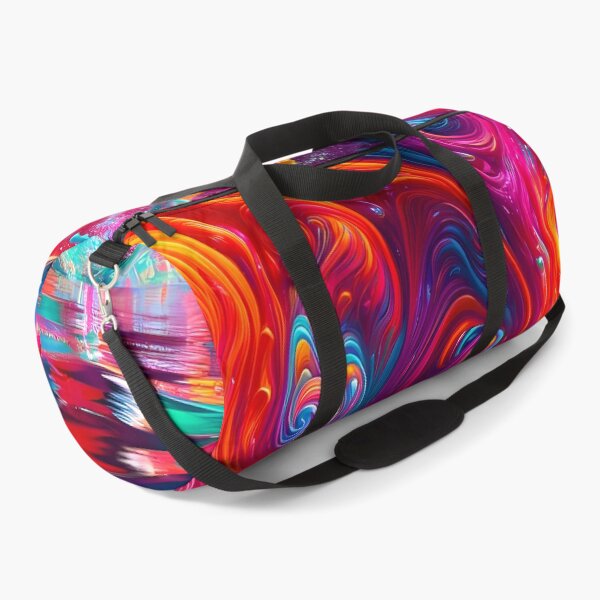 Item preview, Psychedelic Arctic Fox Leap - Vivid Tundra Art designed and sold by Matt's Artificial Nature.