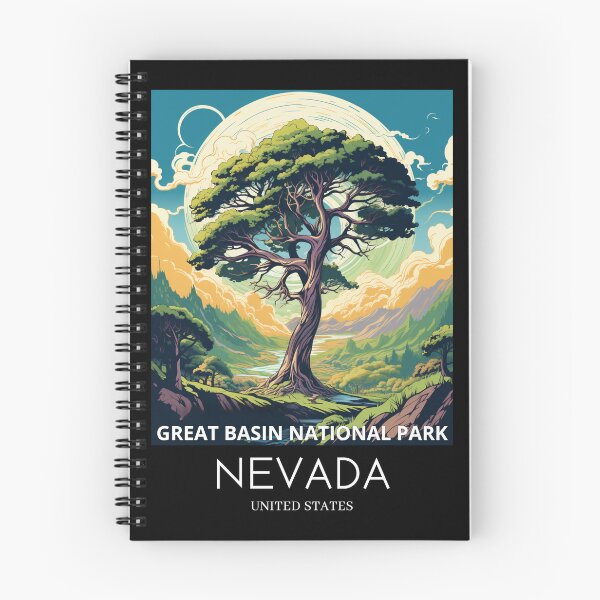 Item preview, A Pop Art Travel Print of the Great Basin National Park - Nevada - US designed and sold by StudioRedKoala.