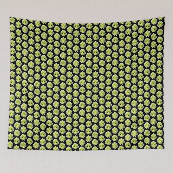 Item preview, Happy Vegetable,  Fluffy Veggie Green Food Creature, Cartoon style designed and sold by Cute-Forever.