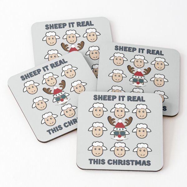 Item preview, Sheep it Real this Christmas, Cute christmas sheeps designed and sold by Dog Terrier Lovers.