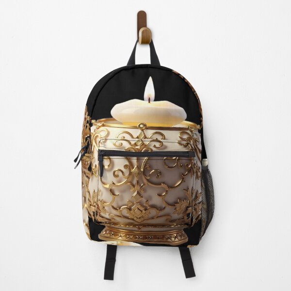 Item preview, A 3D porcelain sculpture of a candle designed and sold by AI-Only Creations.