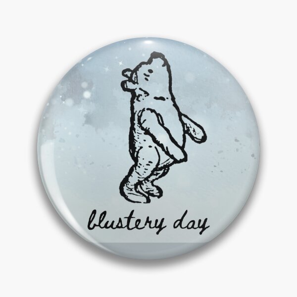 Item preview, Classic Winnie the Pooh Snow Winter Blustery Day  designed and sold by stargazerhill.