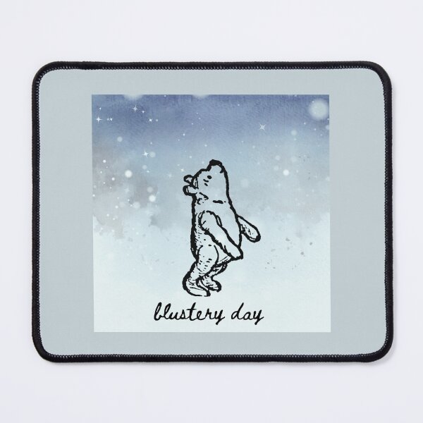Item preview, Classic Winnie the Pooh Snow Winter Blustery Day  designed and sold by stargazerhill.