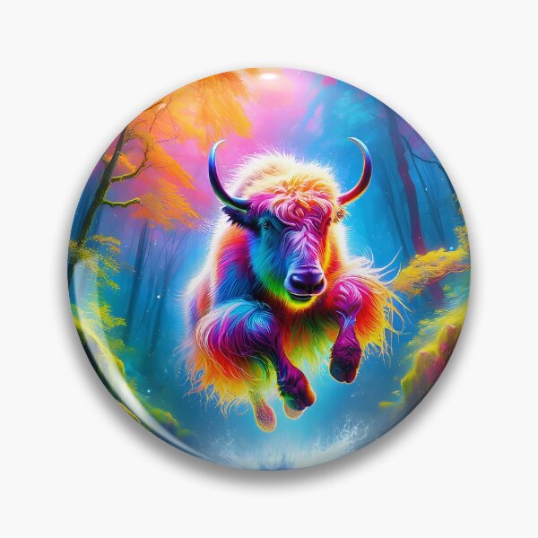 Item preview, Psychedelic White Buffalo Leap designed and sold by Matt's Artificial Nature.