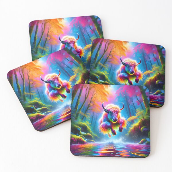 Item preview, Psychedelic White Buffalo Leap designed and sold by Matt's Artificial Nature.